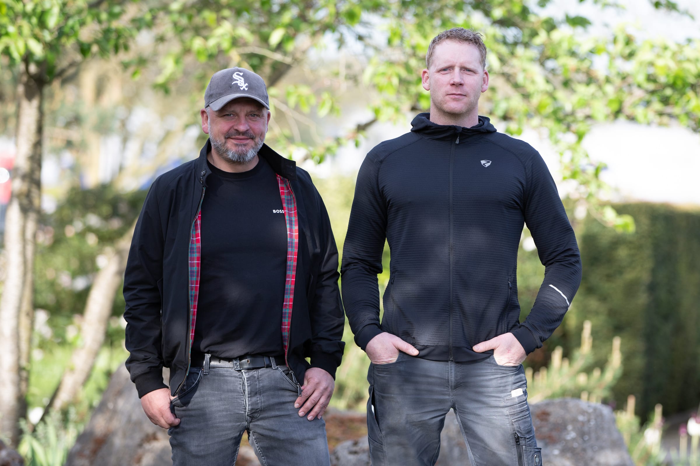 Frank Brunsmann und Sven Häming von FB Garten-Architektur